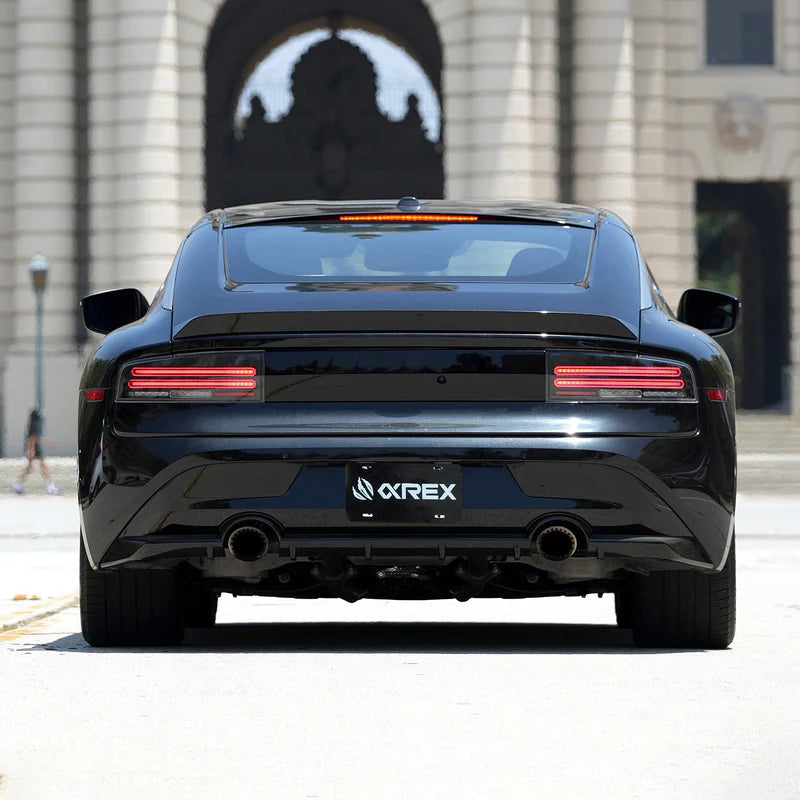 AlphaRex 23-25 Nissan Z Nova-Series Twin-Loop Style Prismatic LED Tail Lights - Black (691010)